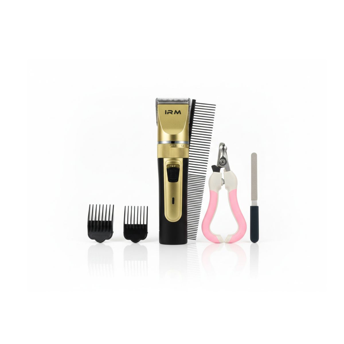 GENERICO - Kit Cortapelo Profesional para Mascotas IRM SK-910 - Inalámbrico y Silencioso
