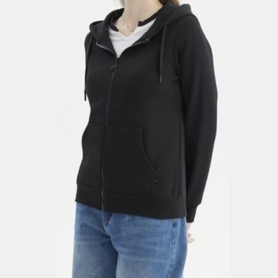 Imagen 2 del producto Polerón Con Cierre Mujer Bolsillo Interior Forro Polar Con Gorro Z-05