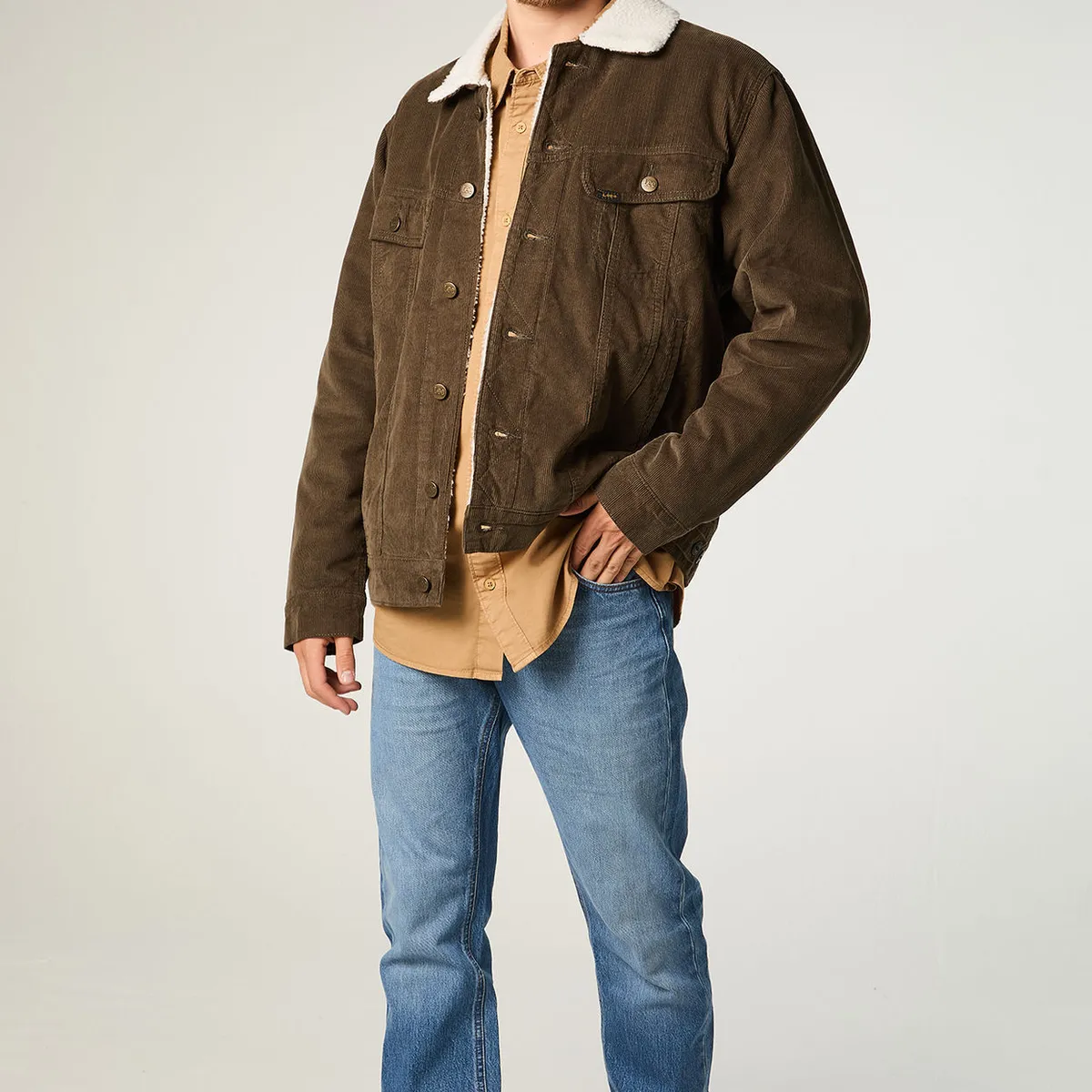 LEE - Jeans Hombre Straight Tiro Medio Azul Daren
