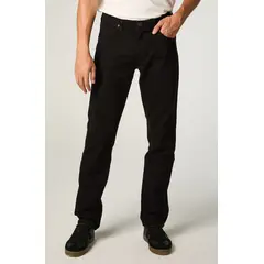 LEE - Jeans Hombre Straight Tiro Medio Negro Daren