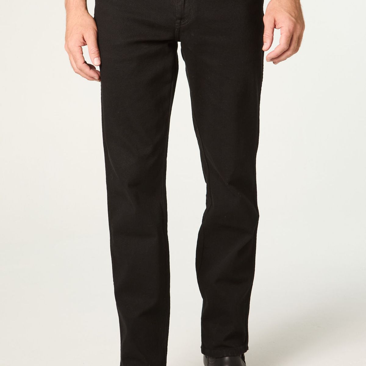 WRANGLER - Jeans Hombre Texas Straight Tiro Alto Negro