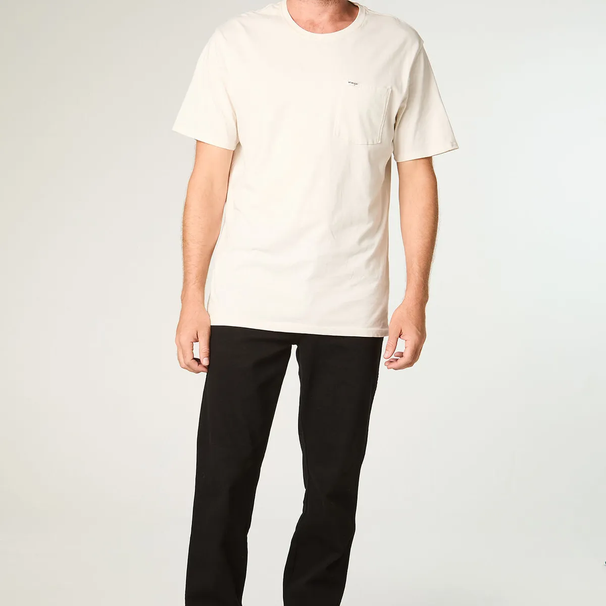 WRANGLER - Jeans Hombre Texas Straight Tiro Alto Negro
