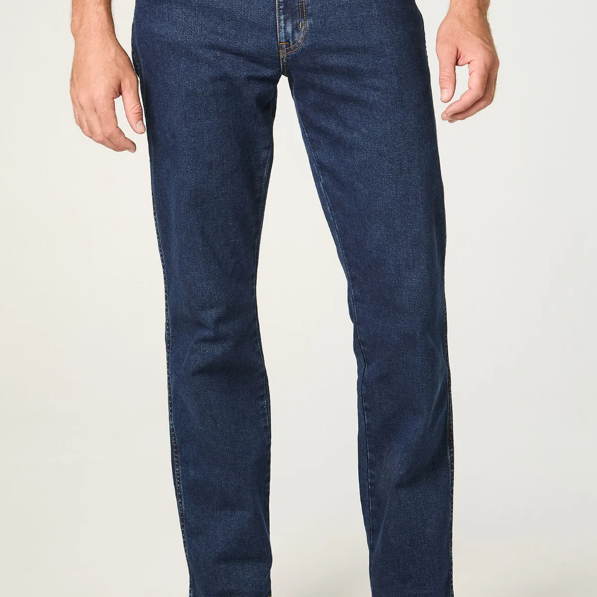 WRANGLER - Jeans Hombre Texas Straight Tiro Alto Azul