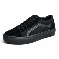 BOTELI - Zapatilla Negro Escolar Casual