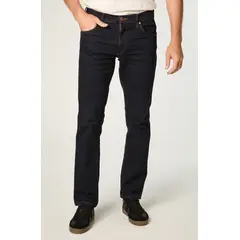 WRANGLER - Jeans Hombre Greensboro Straight Tiro Medio Azul Oscuro