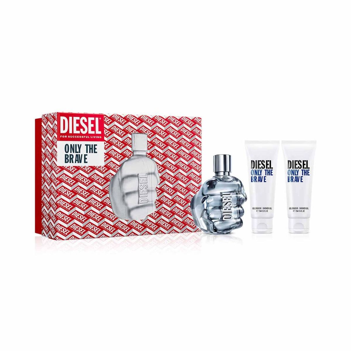 DIESEL - DIESEL ONLY THE BRAVE FOR SUCCESSFUL LIVING ESTUCHE POUR HOMME EDT 125ML+GEL 2X75ML