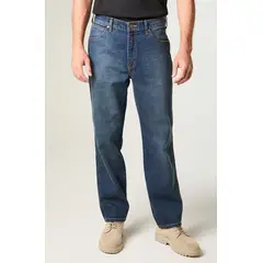 WRANGLER - Jeans Hombre Frontier Relax Straight Tiro Medio Azul