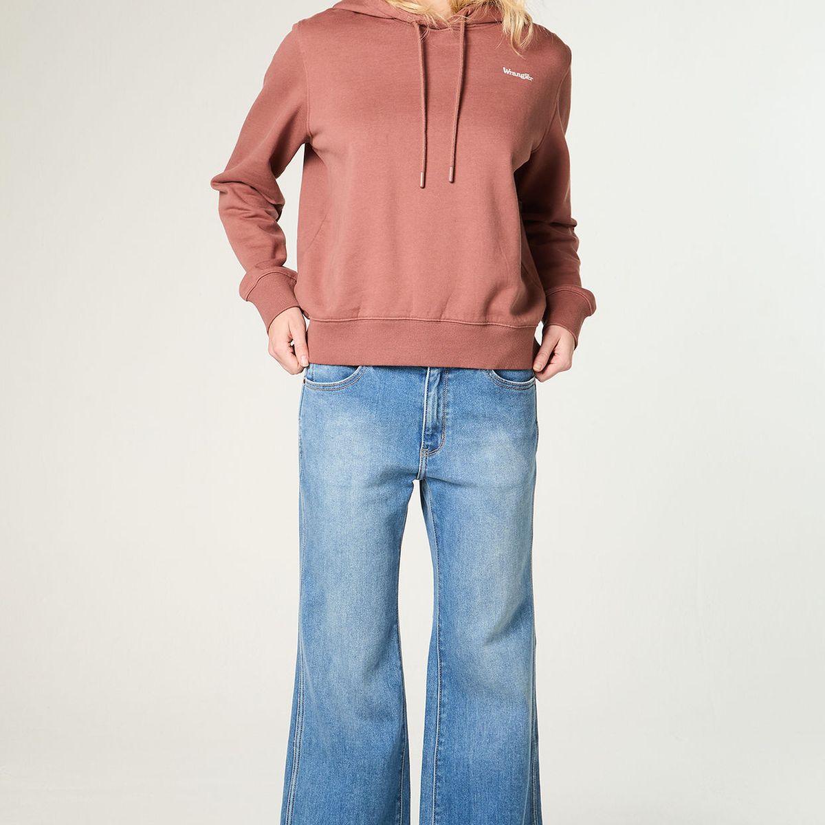 WRANGLER - Jeans Mujer Flare 70 Flare Tiro Alto Azul
