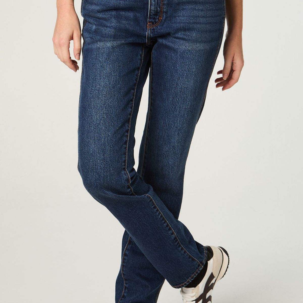 WRANGLER - Jeans Mujer Piper Slim Tiro Medio Azul