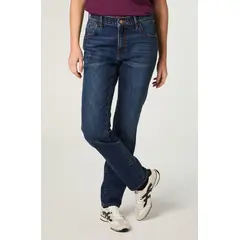 WRANGLER - Jeans Mujer Piper Slim Tiro Medio Azul