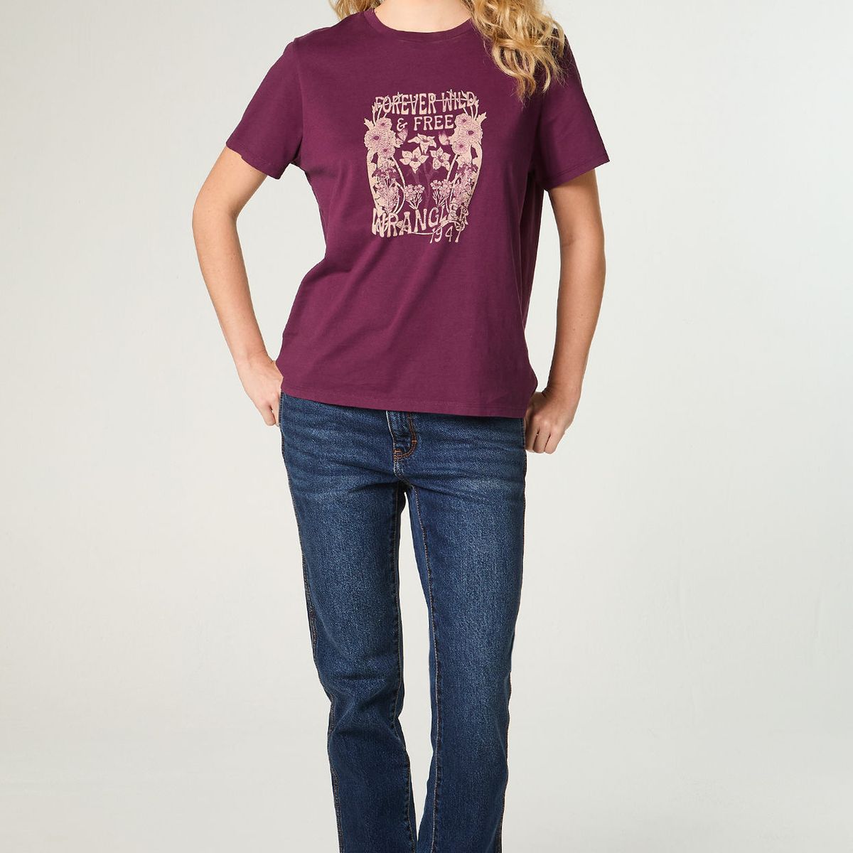 WRANGLER - Jeans Mujer Piper Slim Tiro Medio Azul