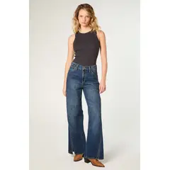 WRANGLER - Jeans Mujer Loose Spat Jean Relaxed Mid Rise Azul