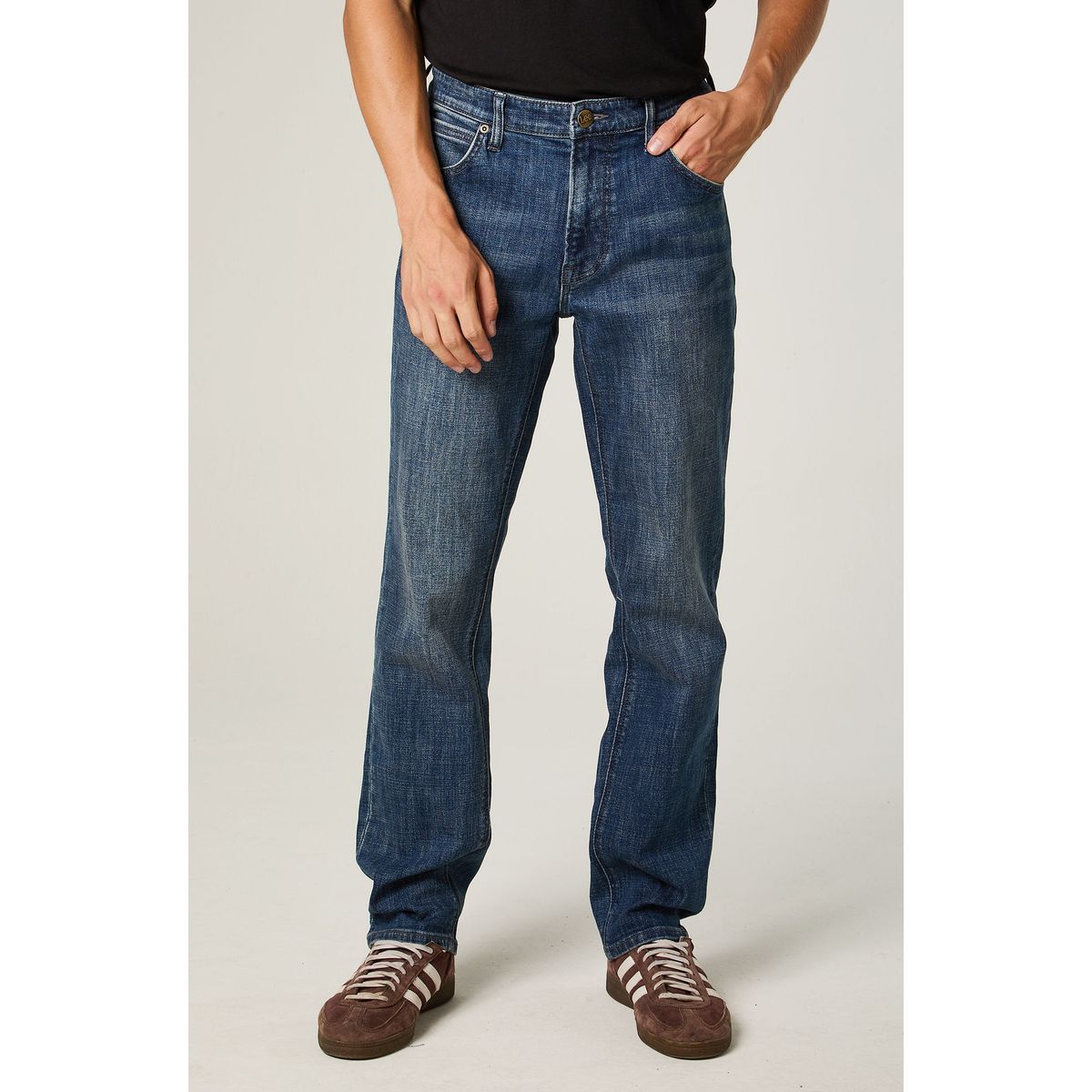 LEE - Jeans Hombre Straight Tiro Medio Azul Daren