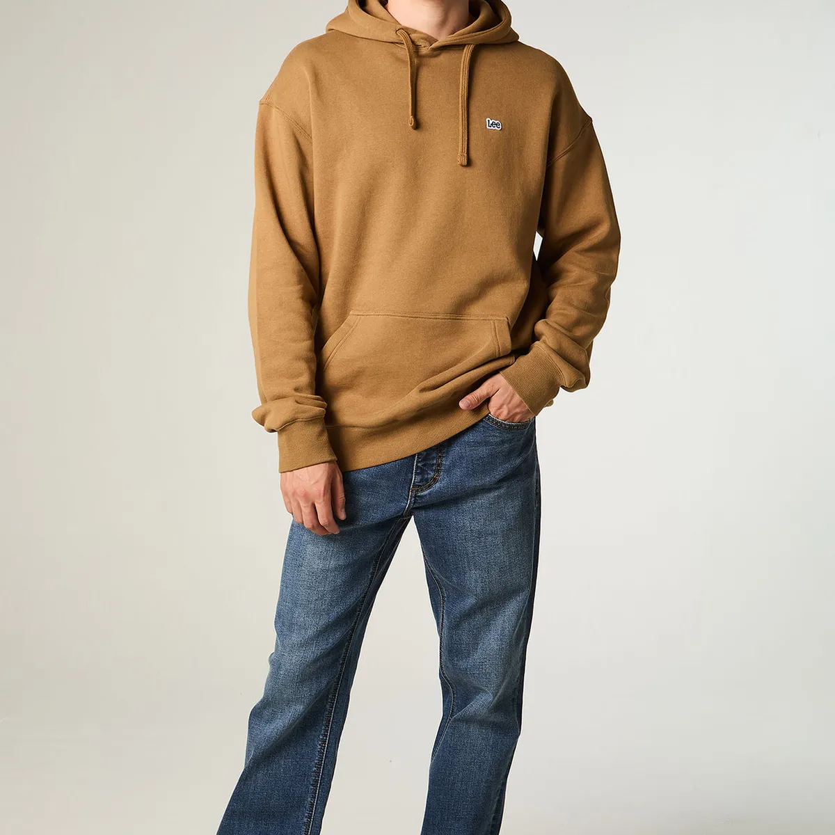 LEE - Jeans Hombre Straight Azul Medio Roberto