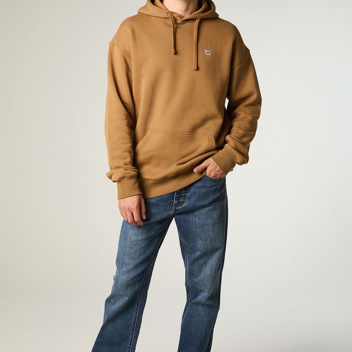 LEE - Jeans Hombre Straight Azul Medio Roberto
