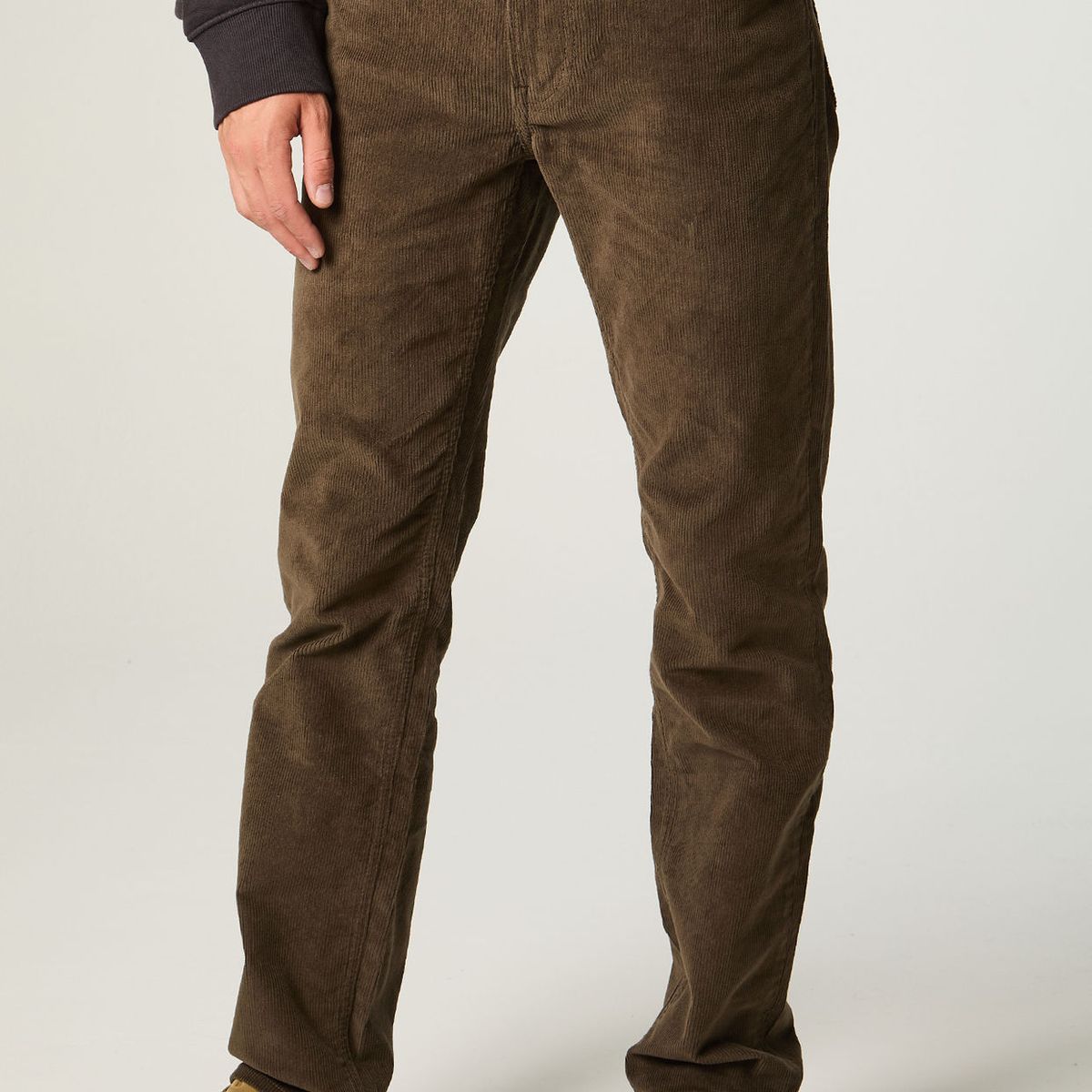 LEE - Pantalon Hombre Regular Verde Militar Daren Cotele