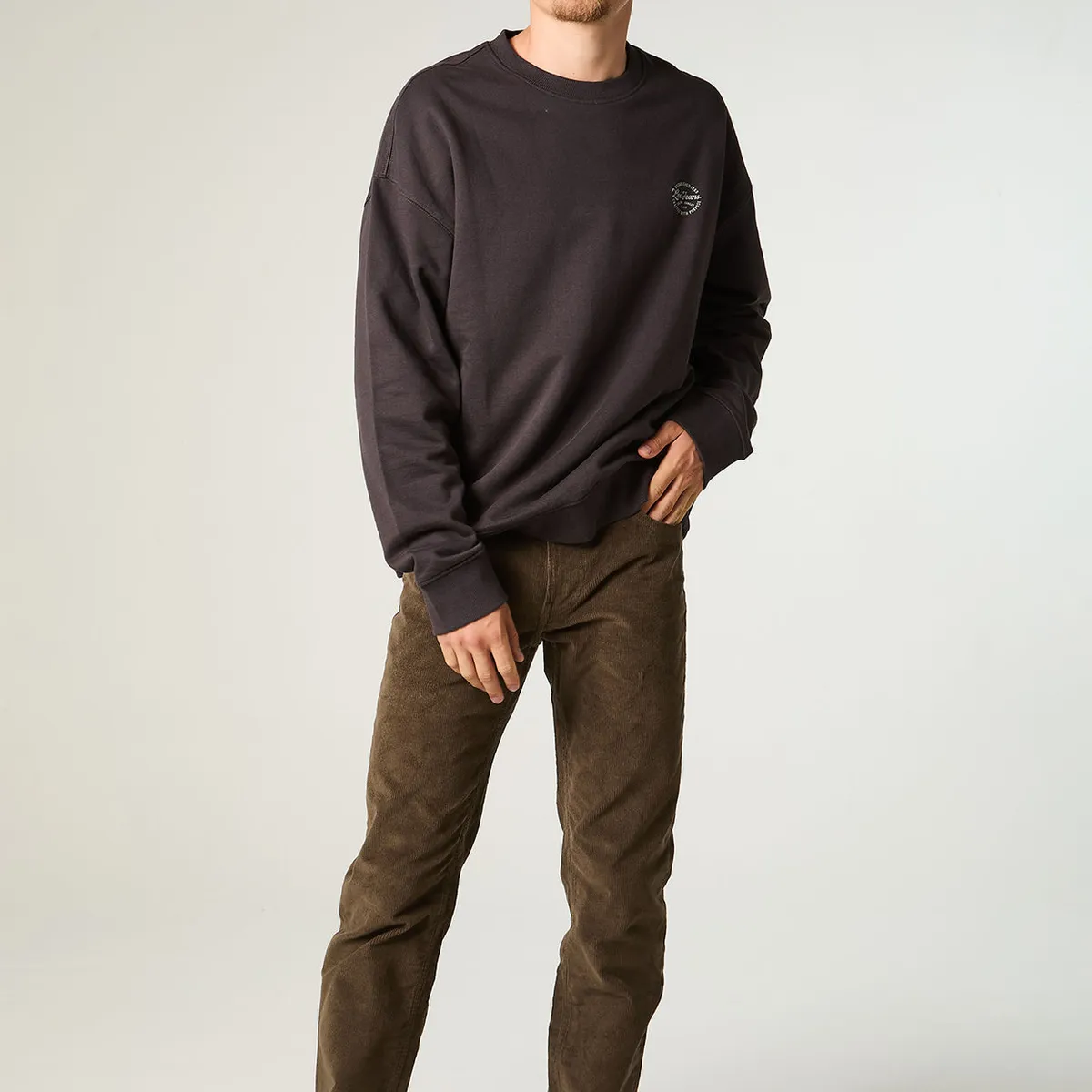 LEE - Pantalon Hombre Regular Verde Militar Daren Cotele