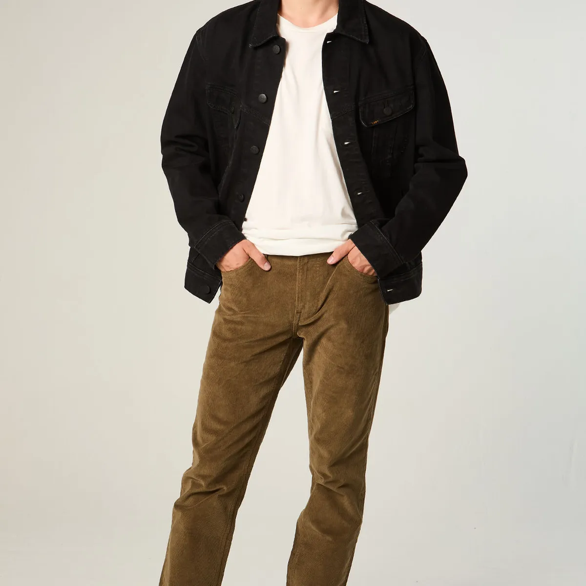 LEE - Pantalon Hombre Regular Café Claro Daren Cotele