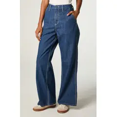 LEE - Jeans Mujer Straight Azul Baby A Line