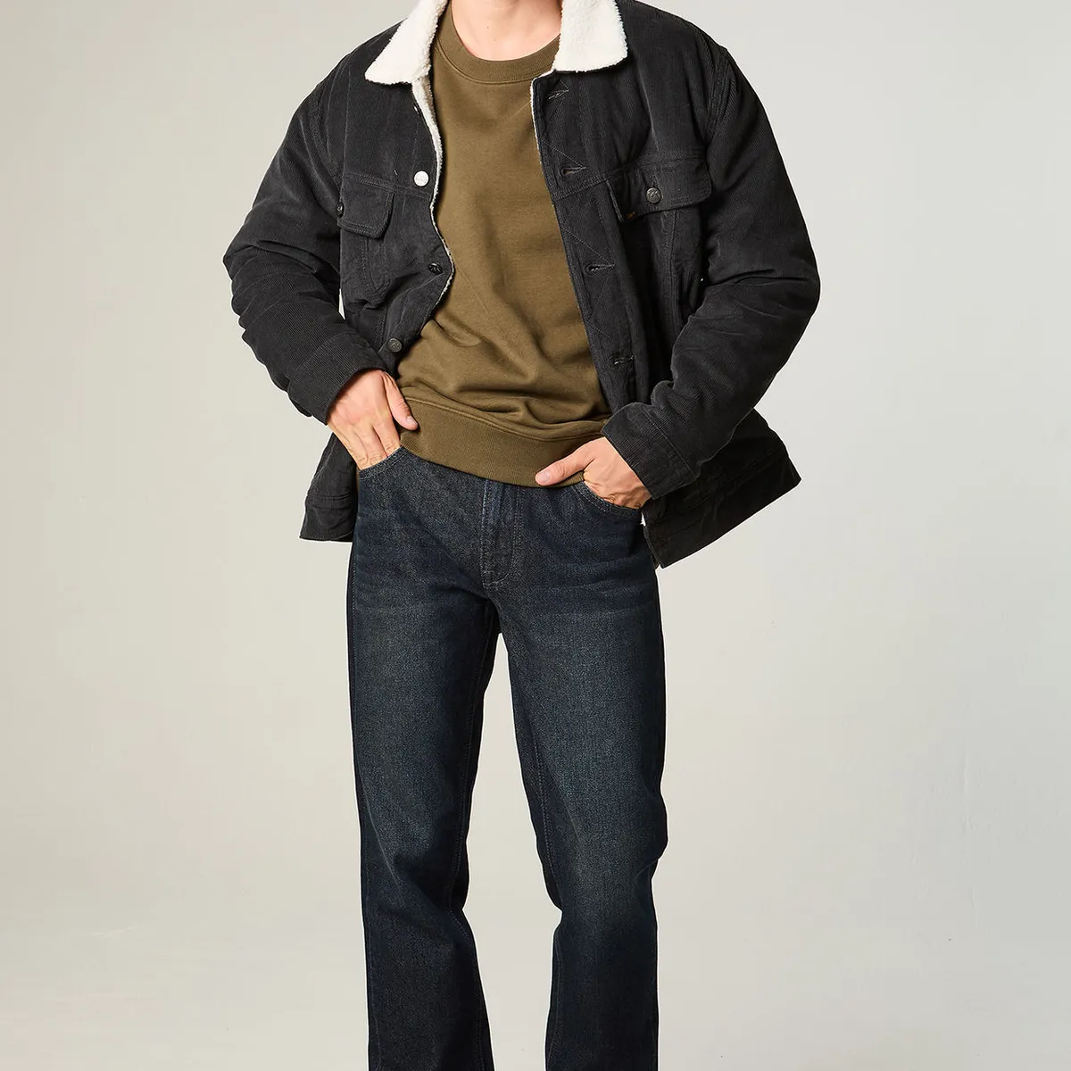 LEE - Jeans Hombre Straight Tiro Medio Raw Daren