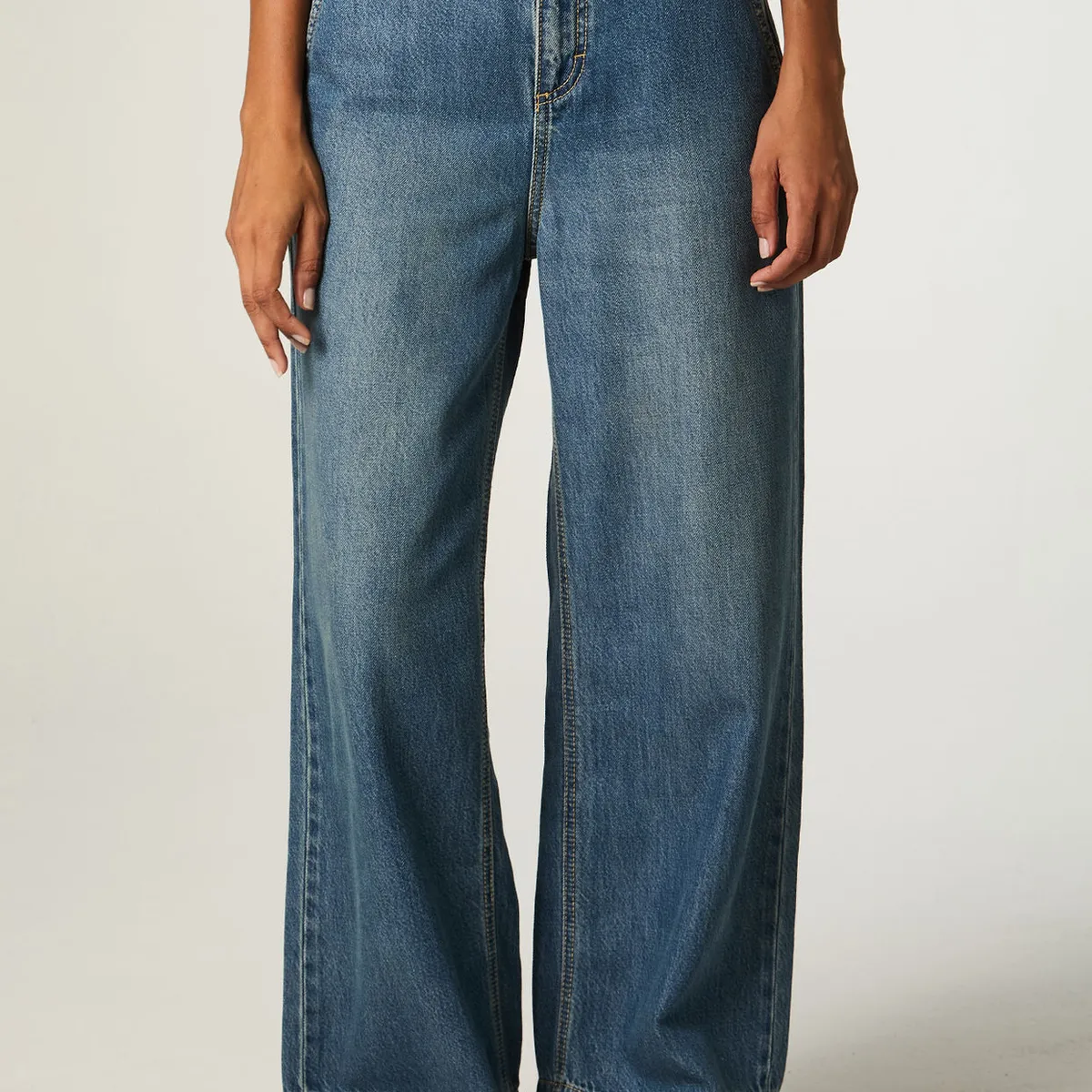 LEE - Jeans Mujer Relax Azul Claro Estela A Line