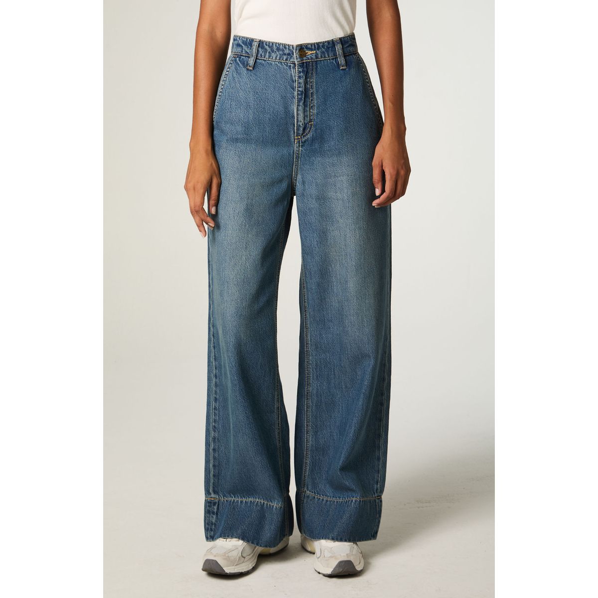 LEE - Jeans Mujer Relax Azul Claro Estela A Line