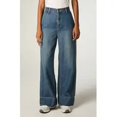 LEE - Jeans Mujer Relax Azul Claro Estela A Line