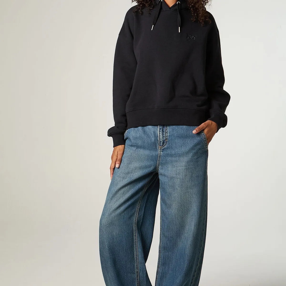 LEE - Jeans Mujer Relax Azul Claro Estela A Line