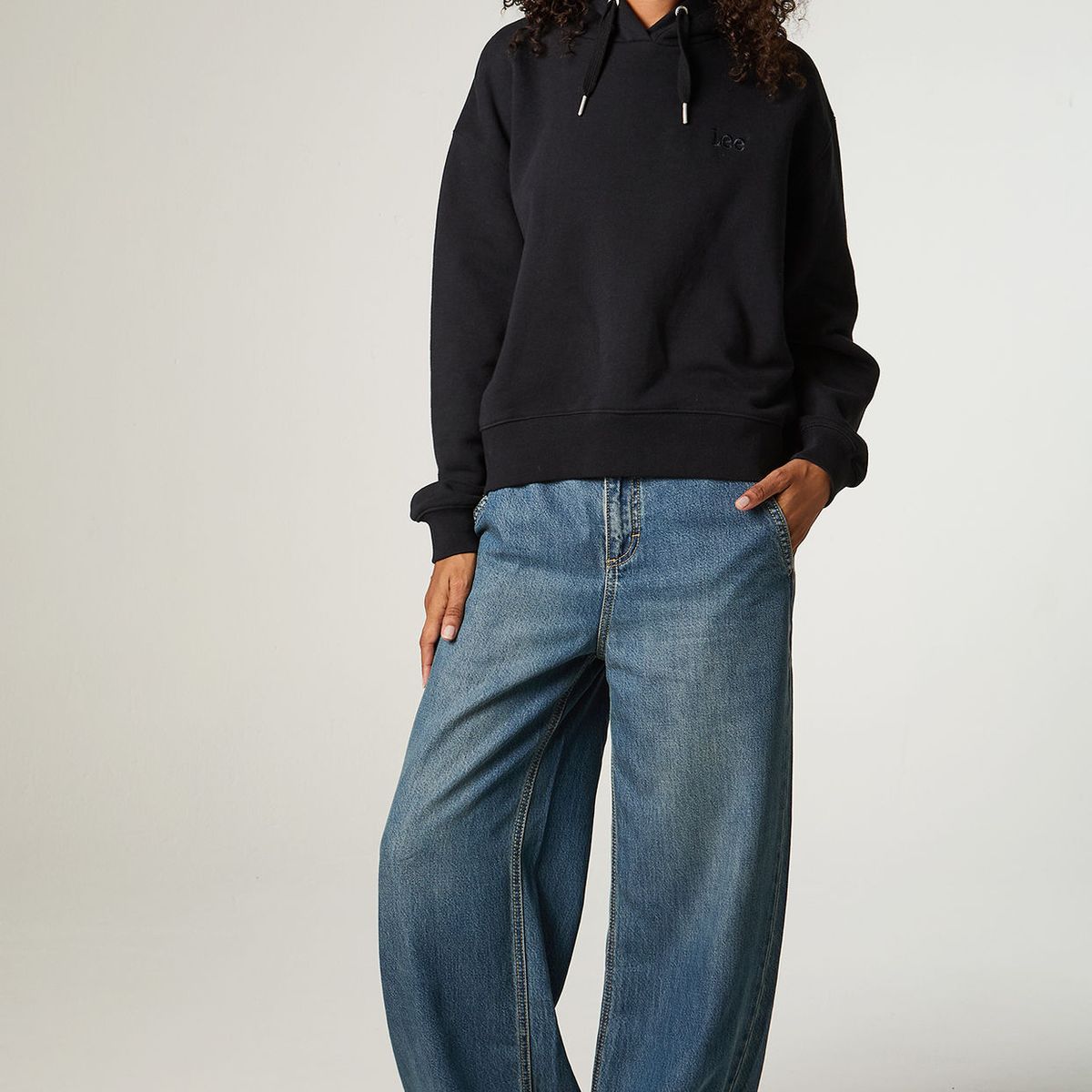 LEE - Jeans Mujer Relax Azul Claro Estela A Line