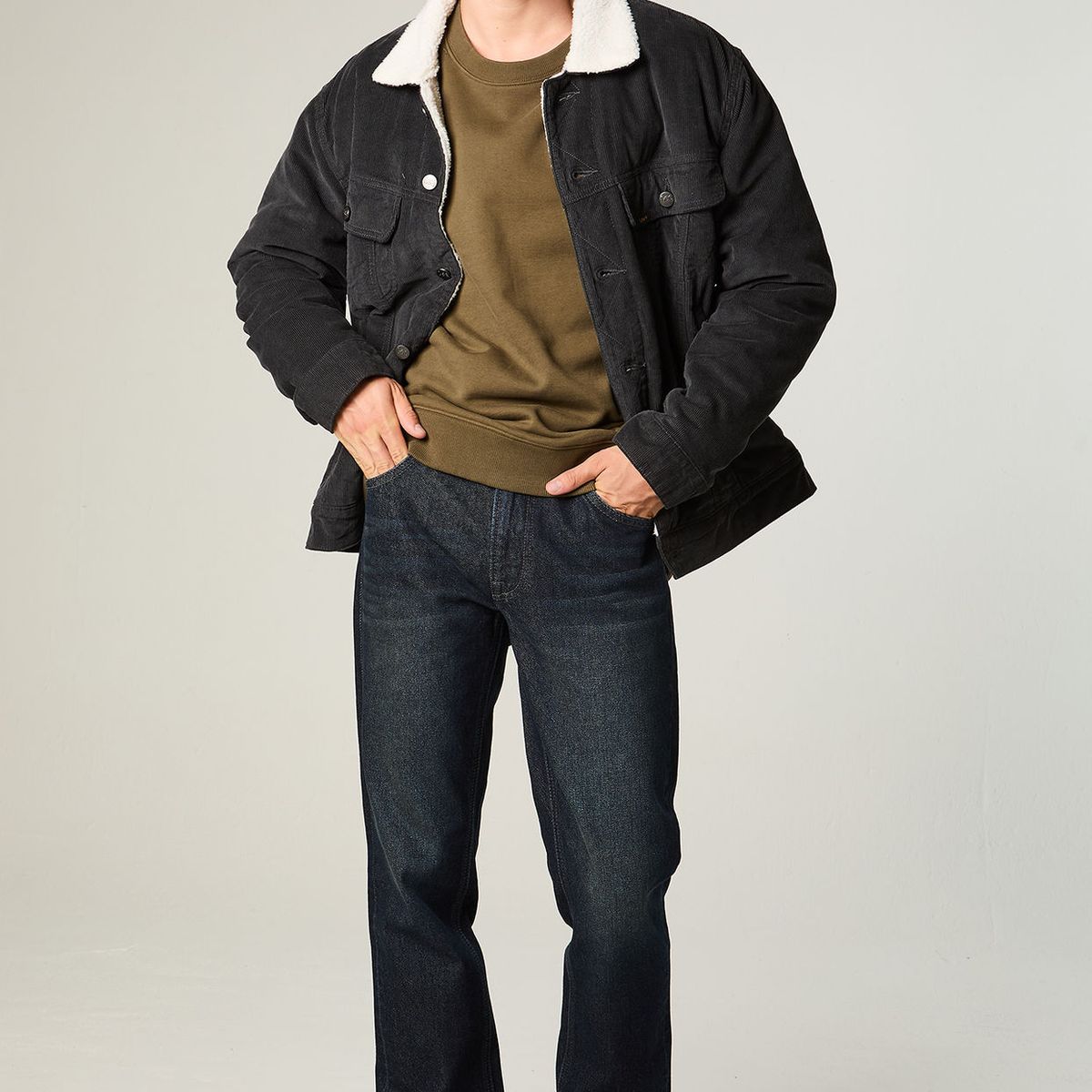 LEE - Jeans Hombre Straight Tiro Medio Raw Daren