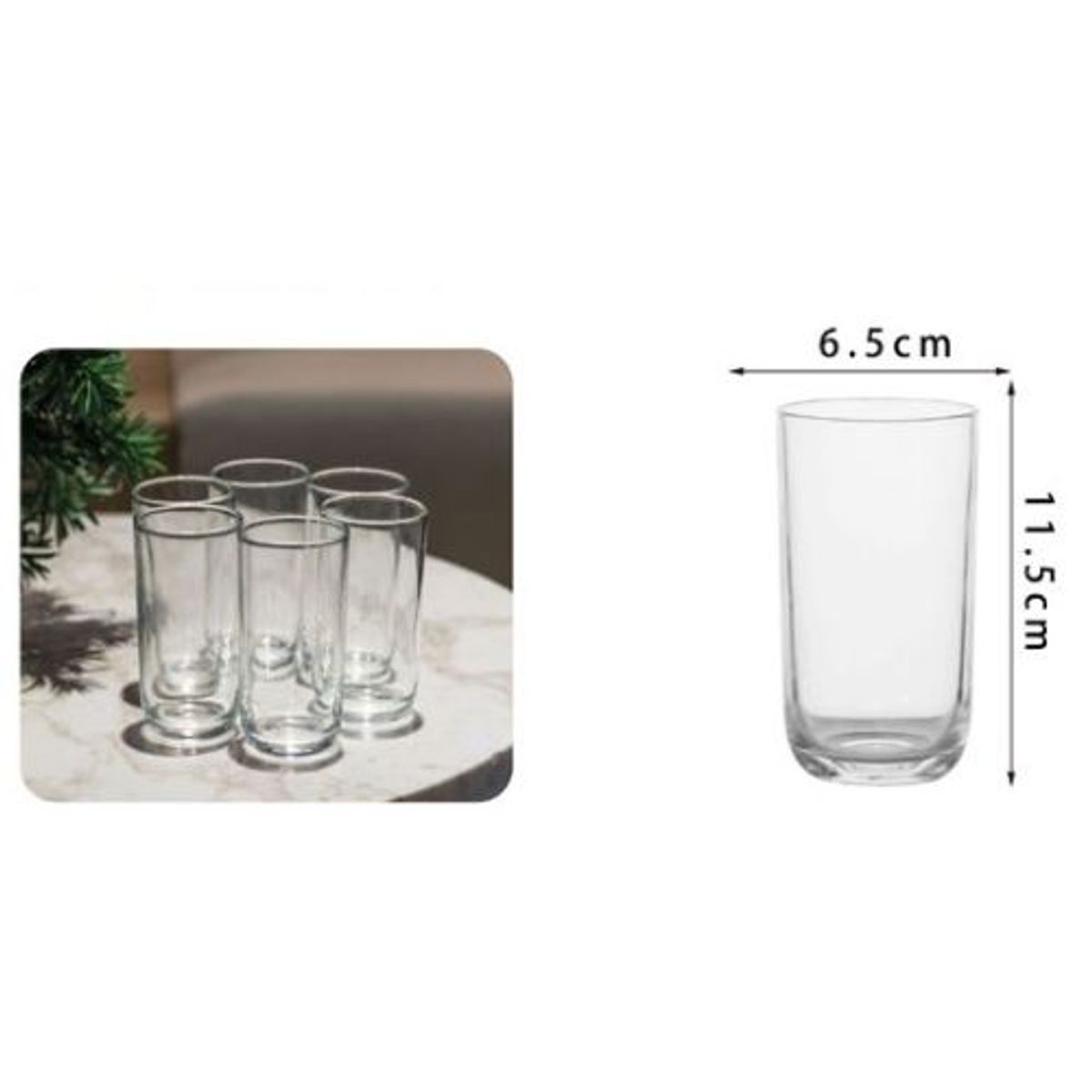 GENERICO - VASOS DE VIDRIO 260ML