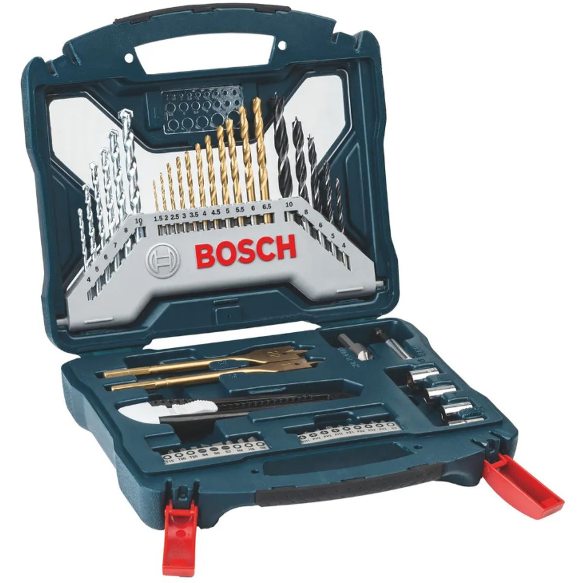 BOSCH - Maletín X-line Con 50u Para Taladrar Y Atornillar Bosch