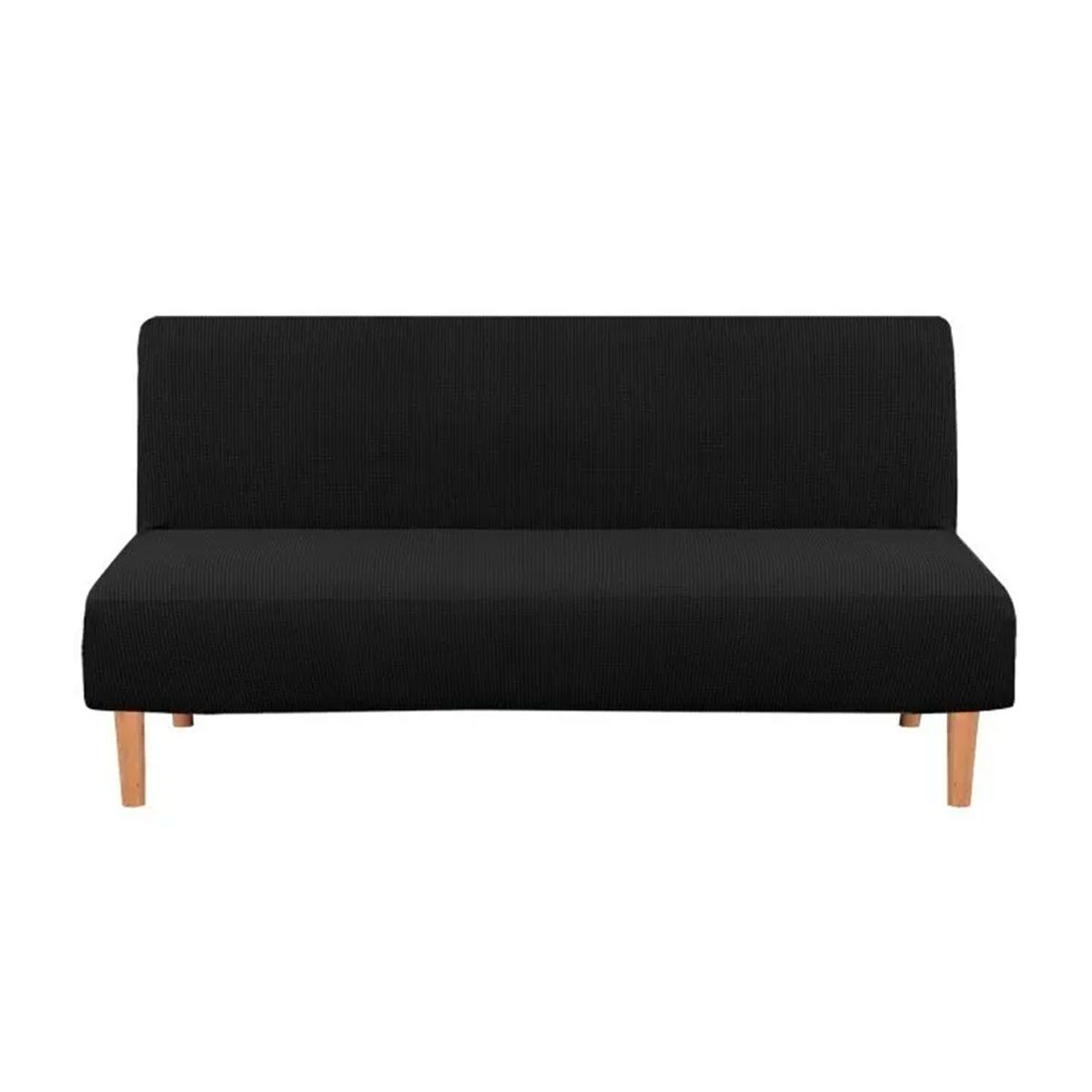 GENERICO - Funda Para Futón Sofa Tela Gruesa Textura Colores Sillon Negro