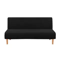 GENERICO - Funda Para Futón Sofa Tela Gruesa Textura Colores Sillon Negro