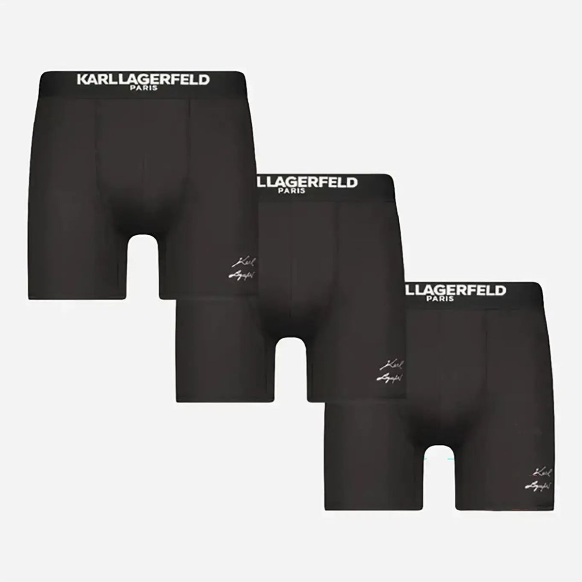 KARL LAGERFELD - Pack de 3 bóxers lisos