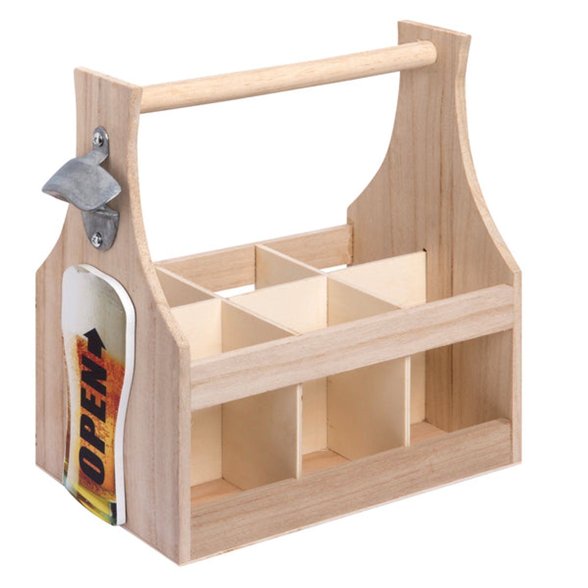 VGO - porta Botellas 28x17x29 madera Verde Verde Vgo