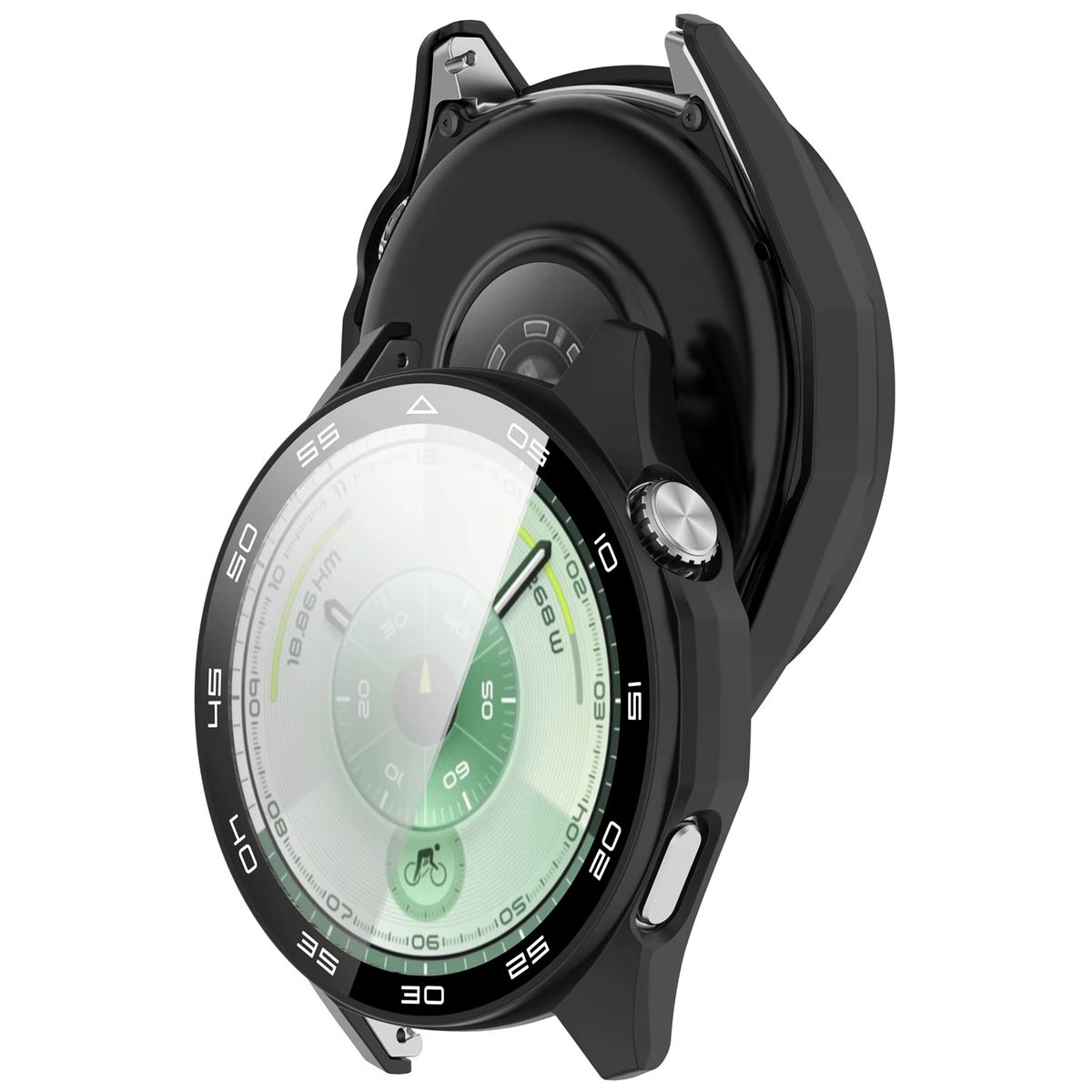 GENERICO - Protector Con Vidrio Compatible Con Huawei Watch Gt6  46mm
