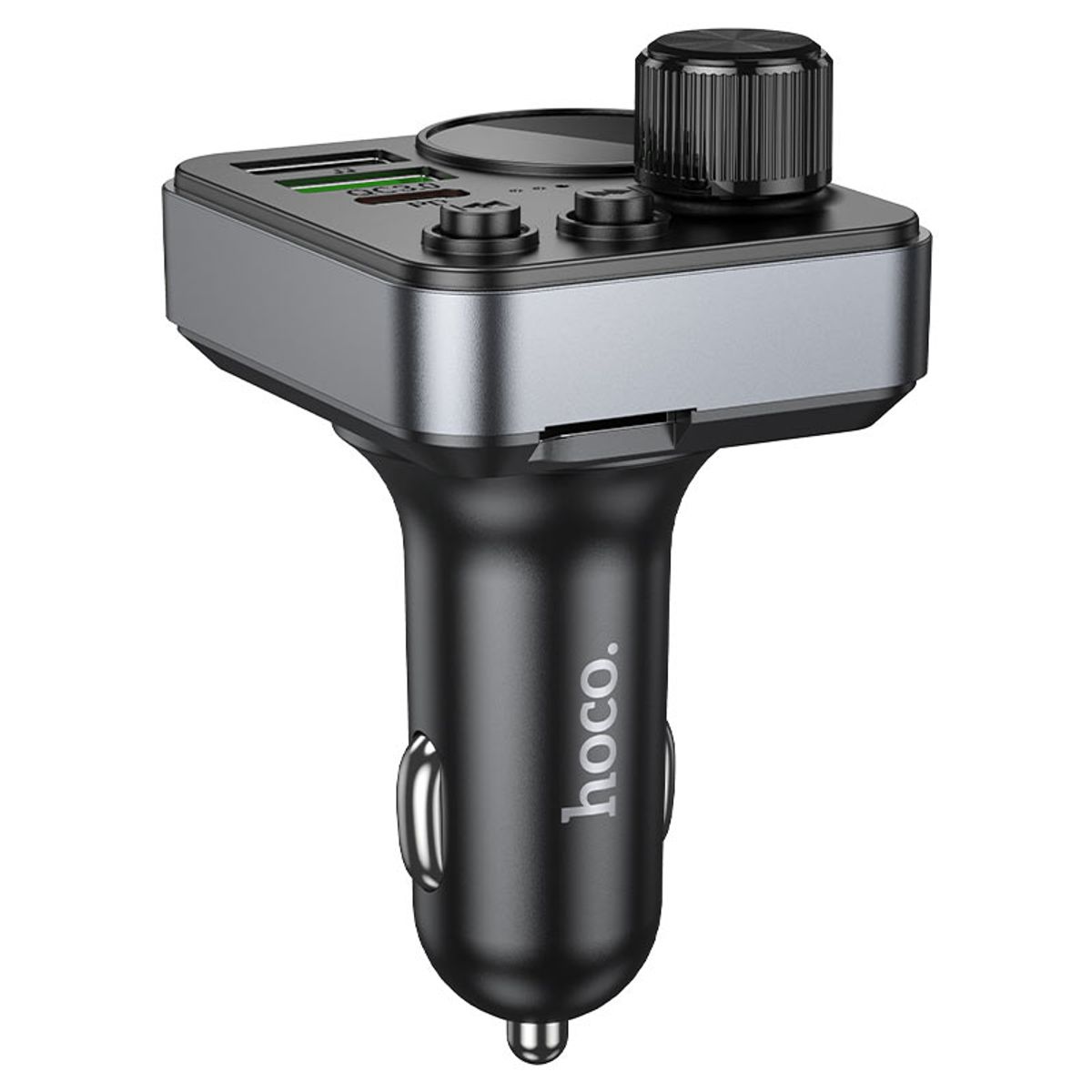 HOCO - Transmisor Bluetooth FM y Cargador Rápido Auto PD 30W+QC Hoco E86