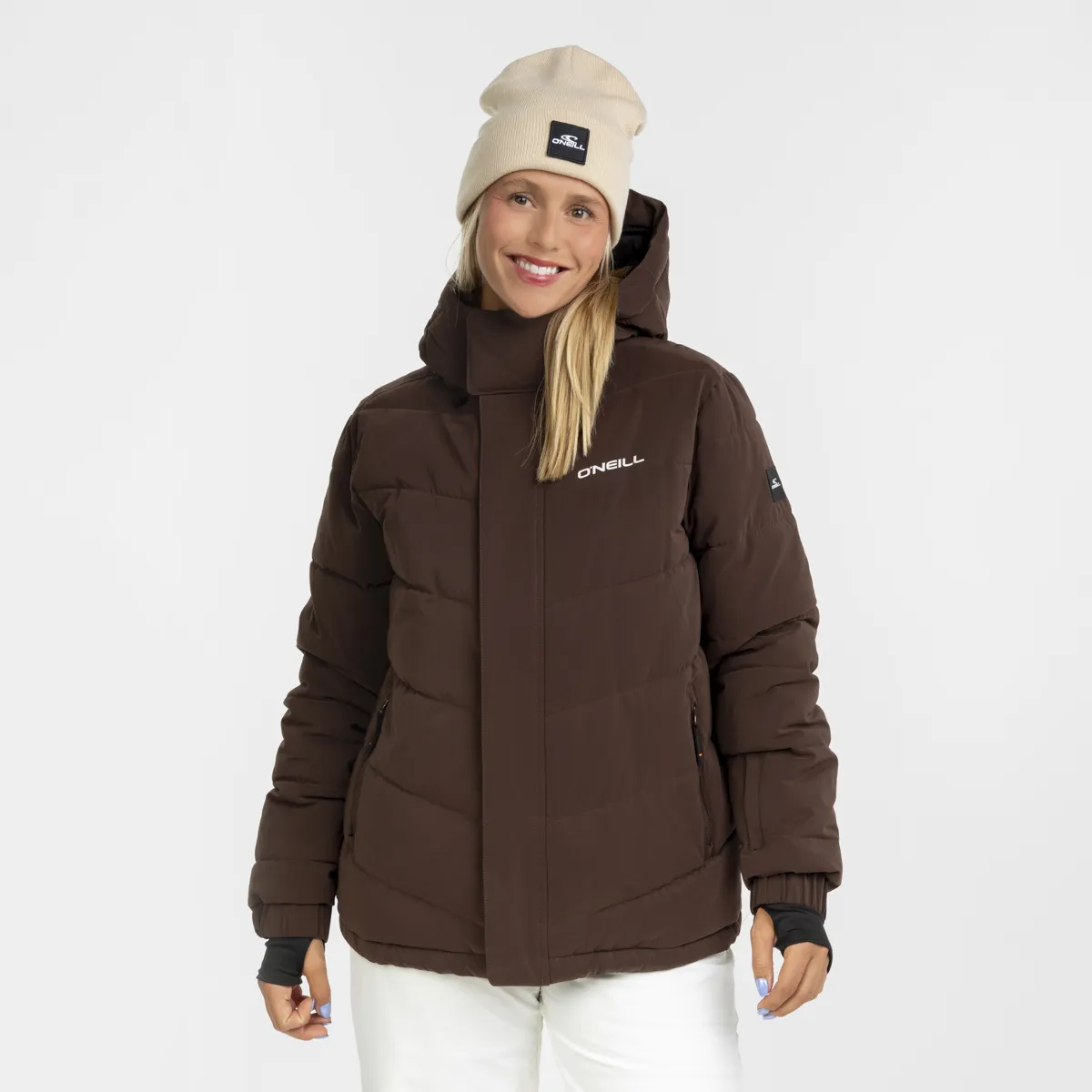 O'NEILL - PARKA TECNICA FWC CRUZ HYBRID PUFFER 10K/10K CAFÉ