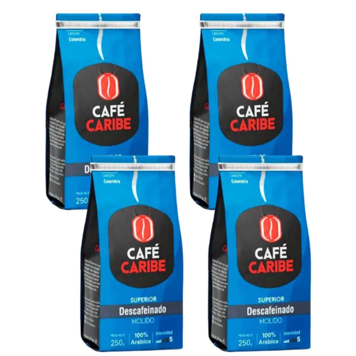 CAFE CARIBE - Café Caribe Descafeinado Superior -1kilo Molido