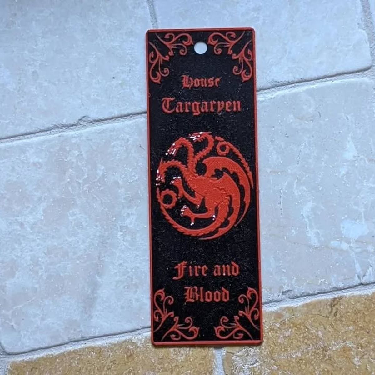 GENERICO - Marcapáginas - Juego de Tronos - Casa Targaryen