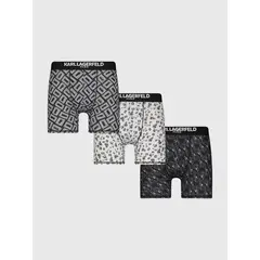KARL LAGERFELD - Pack de 3 bóxers estampados con logotipo distintivo