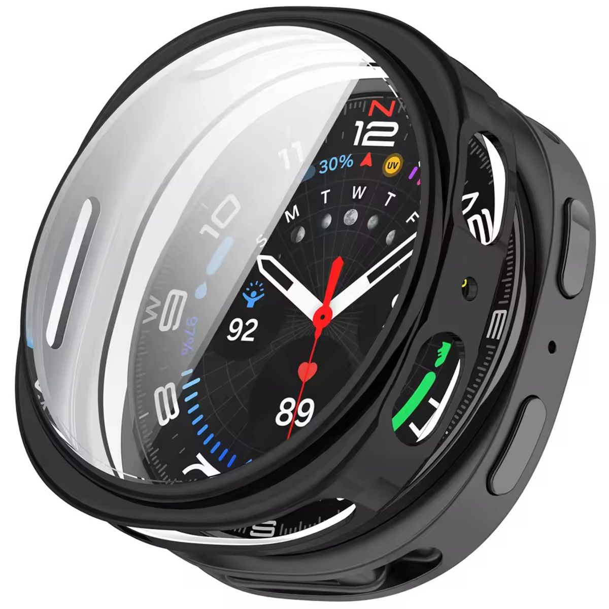GENERICO - Protector Carcasa Vidrio Para Samsung Watch 8 / 40mm
