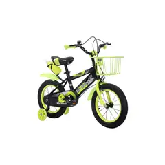 BABYLUNA - Bicicleta Aro 14 Con Cesta, Ruedas Luces Y Botellón De Agua