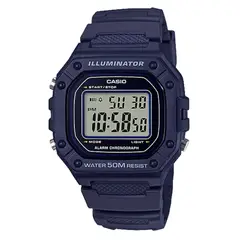 CASIO - RELOJ W-218H-2AVDF ILLUMINATOR DIGITAL AZUL
