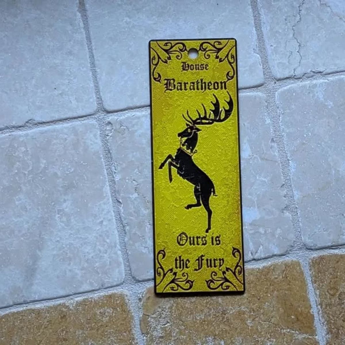GENERICO - Marcapáginas - Juego de Tronos - Casa Baratheon