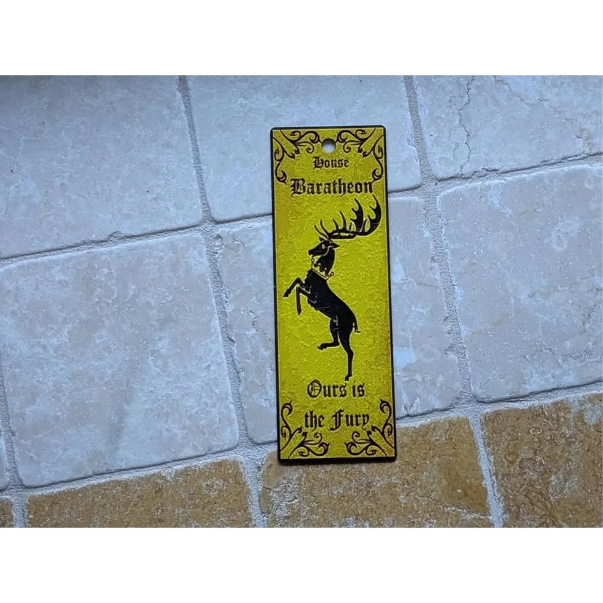 GENERICO - Marcapáginas - Juego de Tronos - Casa Baratheon
