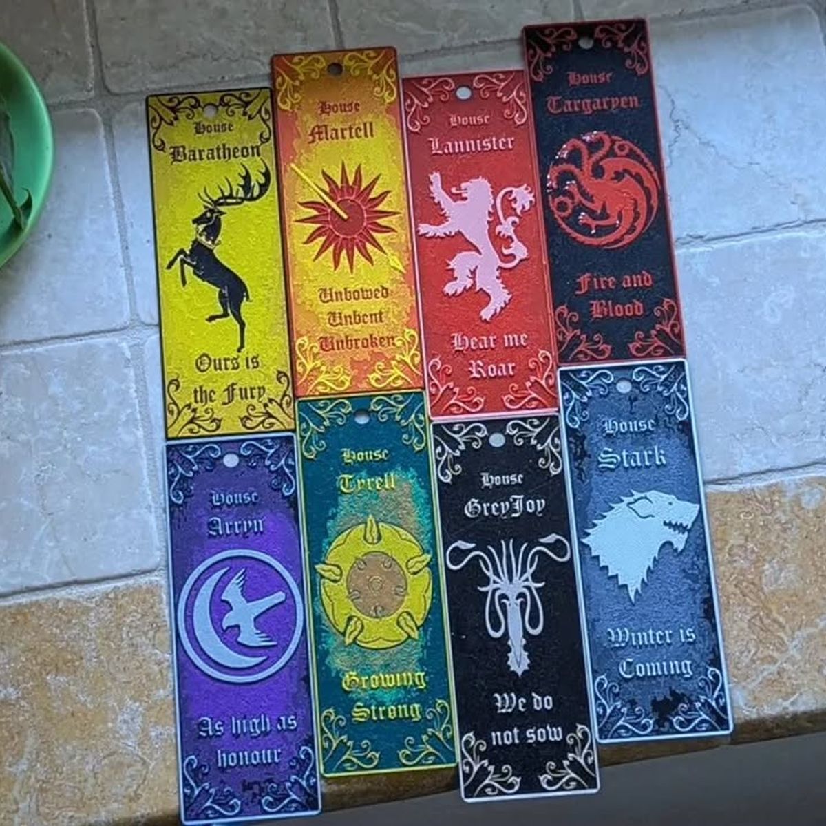 GENERICO - Marcapáginas - Juego de Tronos - Casa Baratheon