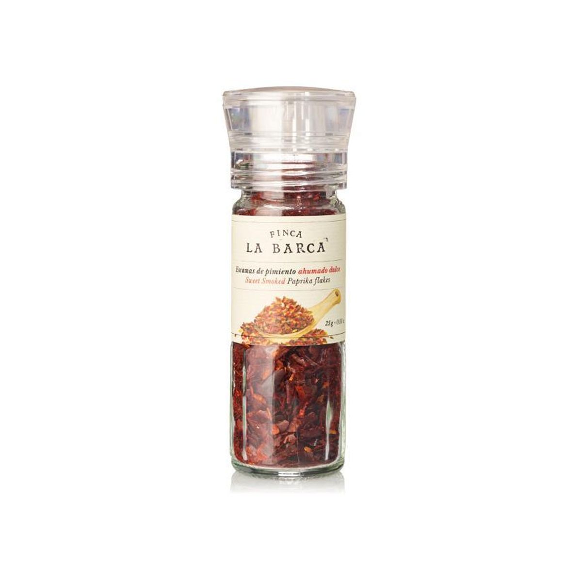 FINCA LA BARCA - Escamas Pimiento Ahumado Dulce Finca La Barca 1 x 24 gr