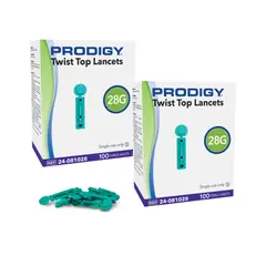 PRODIGY - Lancetas 28G 200 unidades